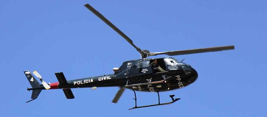 Helicóptero da Polícia Civil